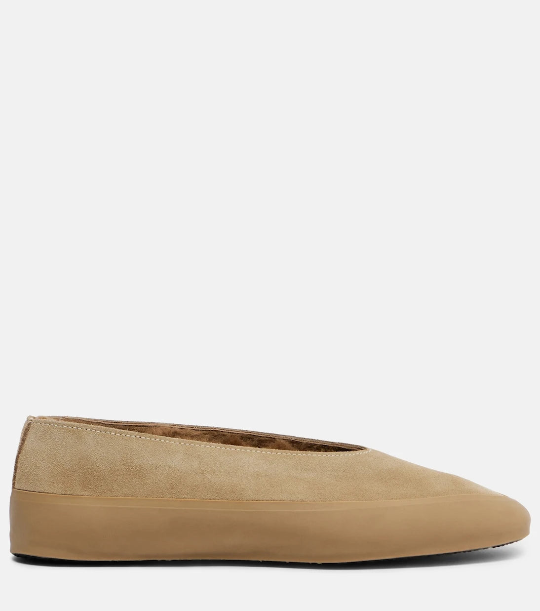 Le Monde Béryl - Apres Ski shearling-lined suede ballet flats