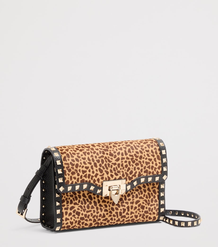 Small Leather Rockstud Shoulder Bag