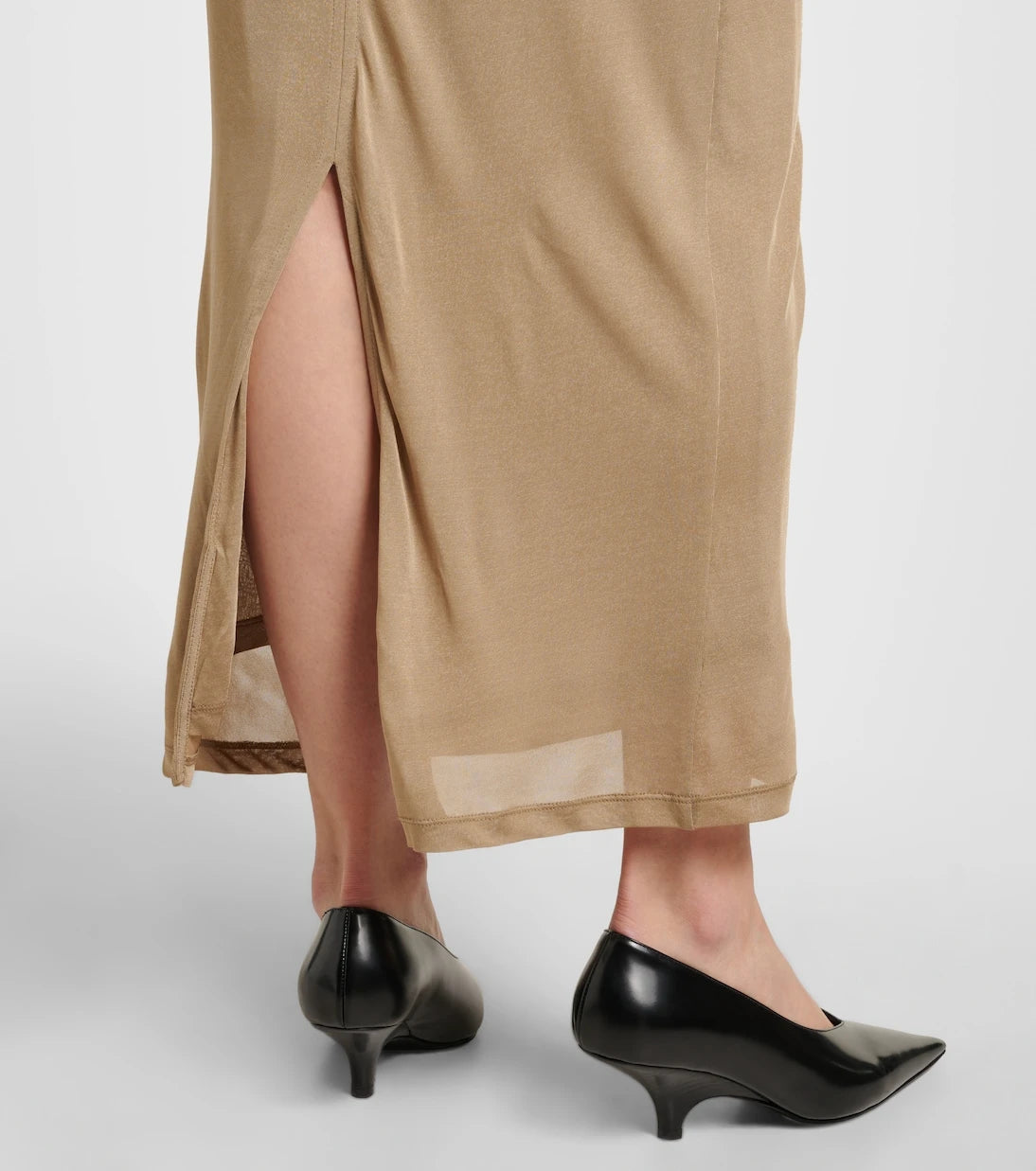 Toteme - Draped jersey maxi dress