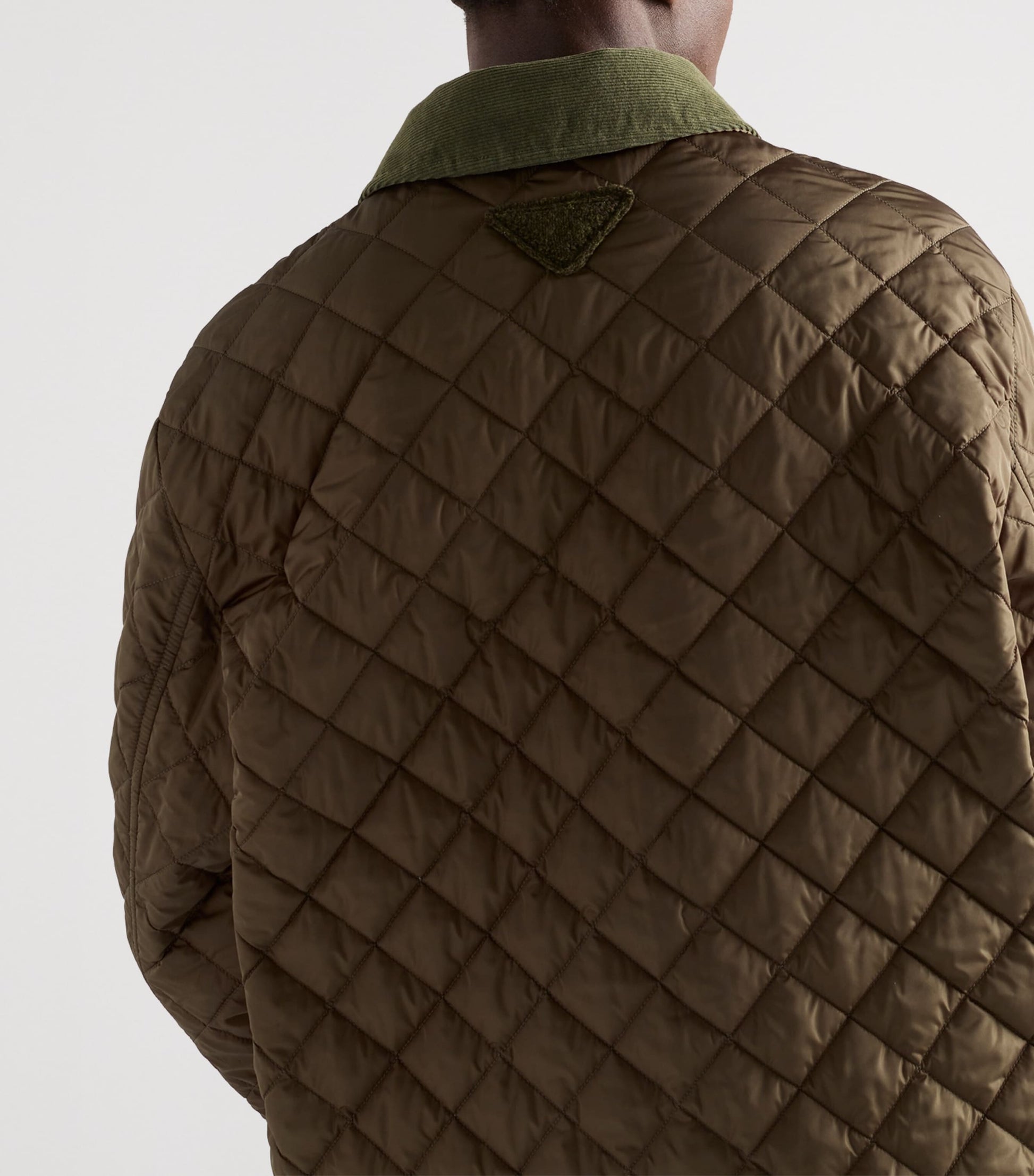 Prada Green Re-Nylon Quilted Jacket