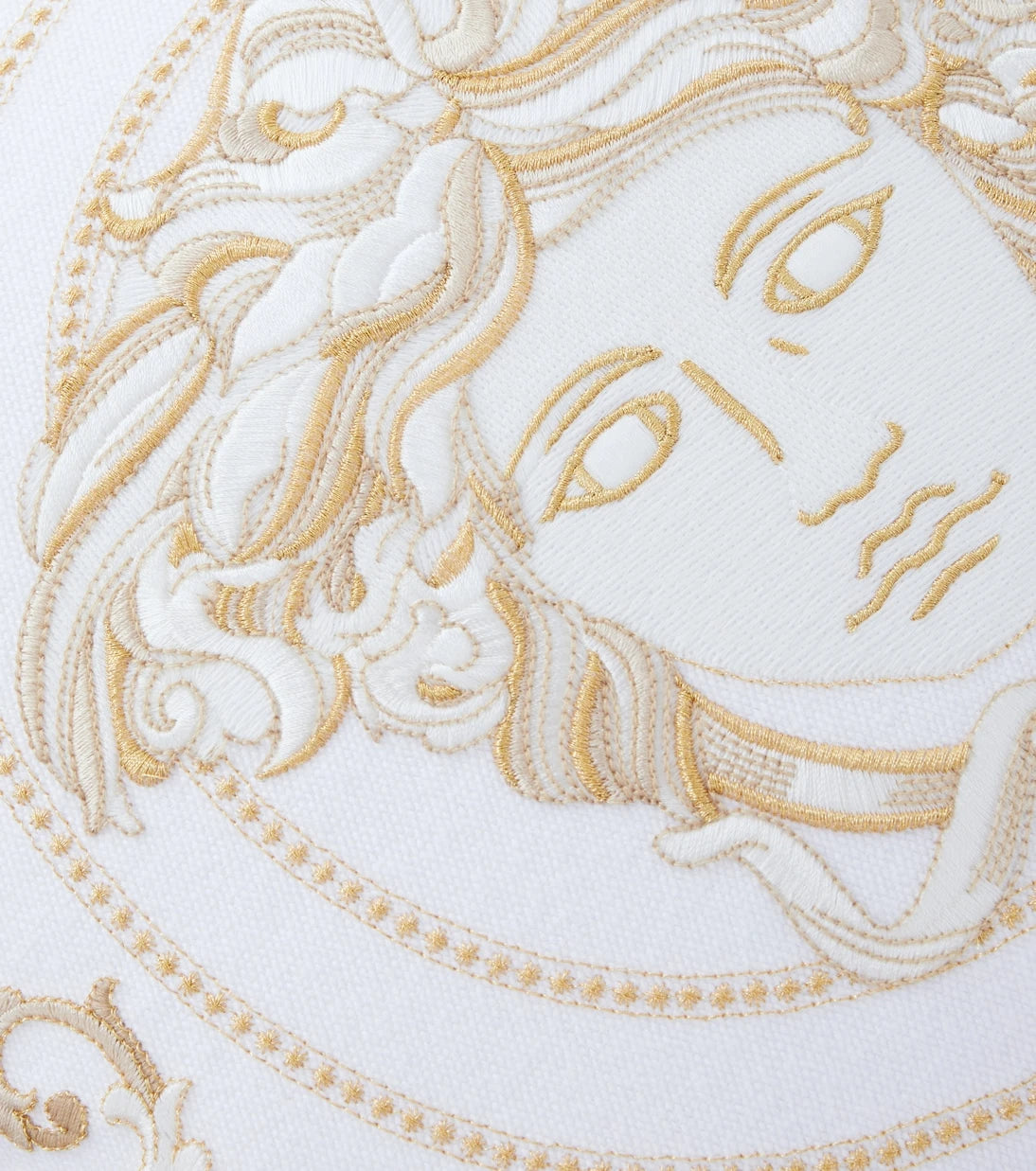 Versace Home - Medusa Gala embroidered cushion