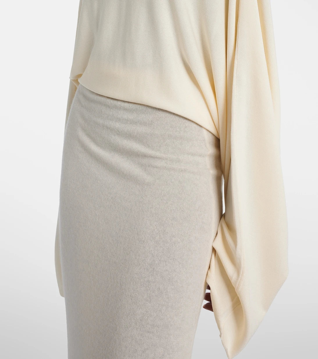 Aya Muse - Open-back sheer maxi dress