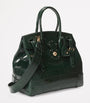 Green Alligator Leather Ricky 33 Top-Handle Bag