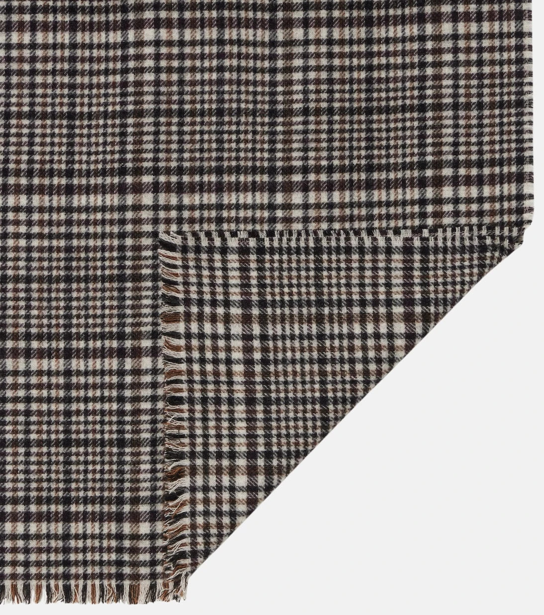 Brunello Cucinelli - Checked cashmere scarf