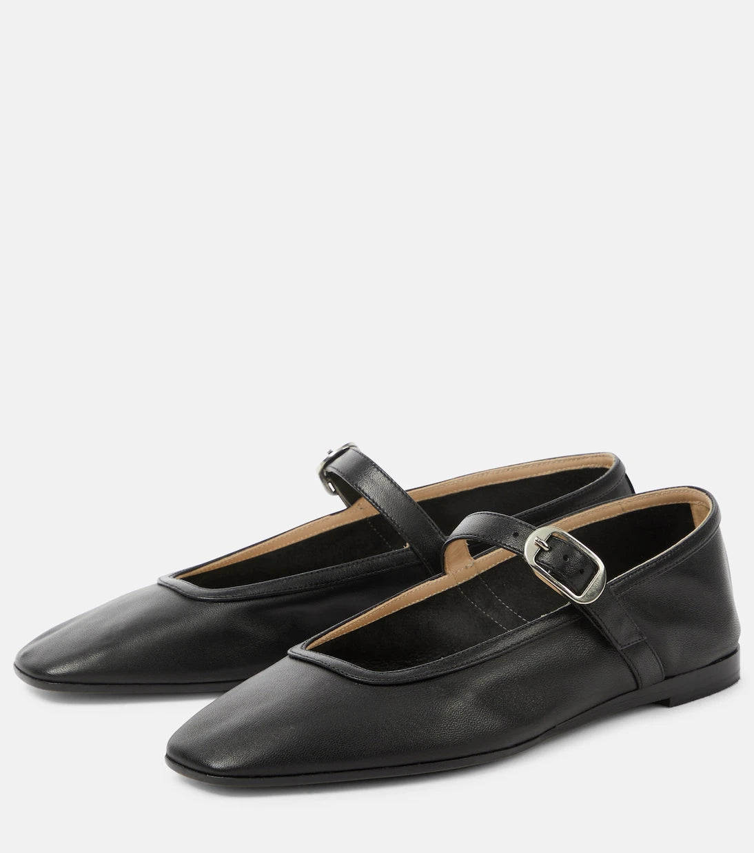 Le Monde Béryl - Leather Mary Jane ballet flats