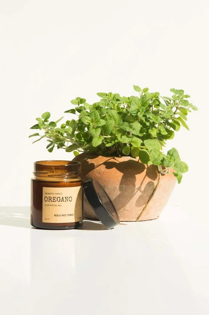 Really Nice Things Domates Yaprağı & Oregano Kokulu Mum Seti 2 x 100 g (2 Adet)