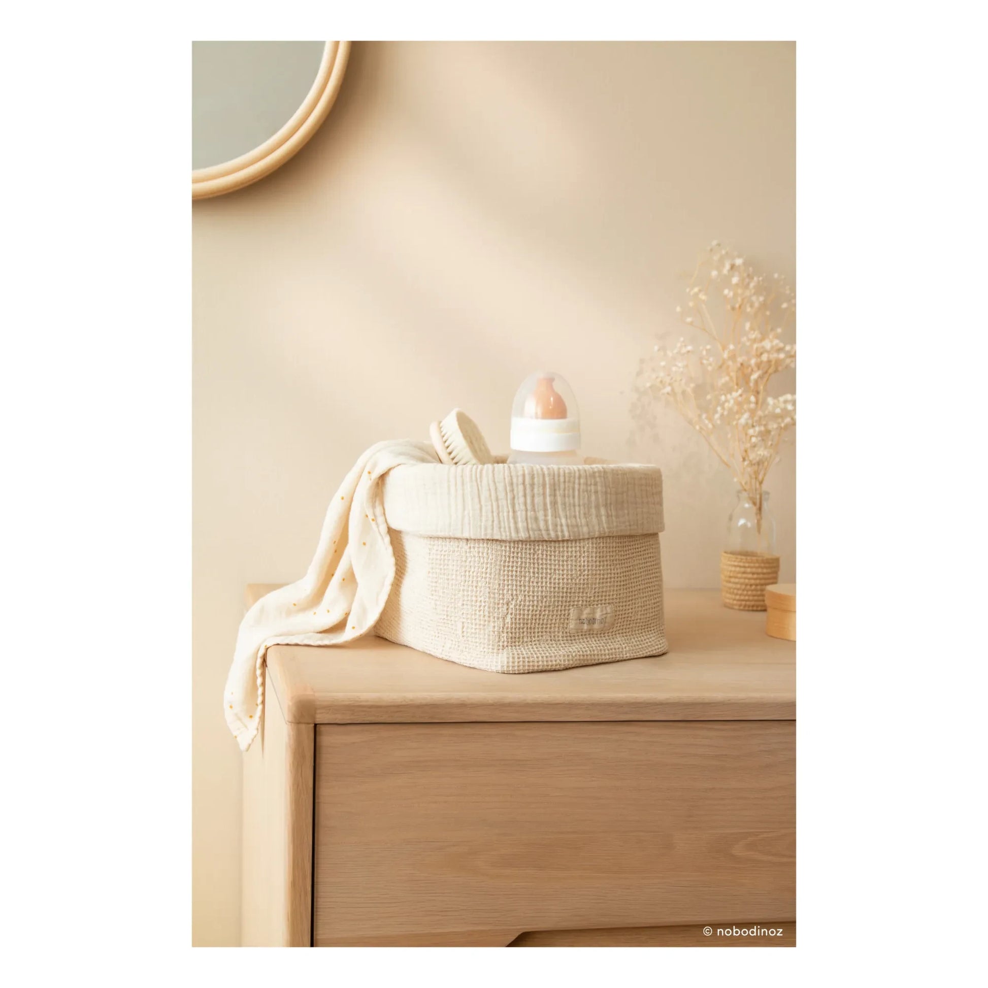 Nobodinoz - Wabi-Sabi Storage Basket | Ginger