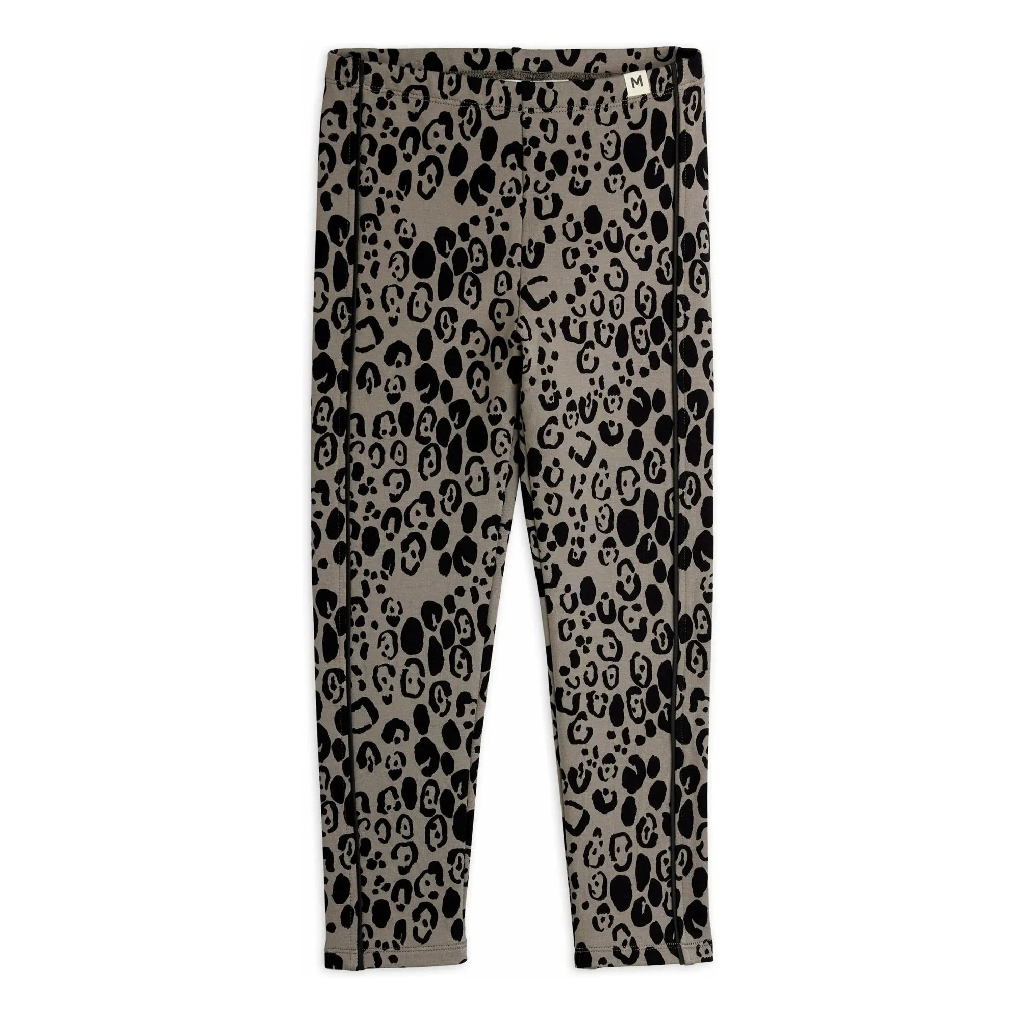 Mini Rodini - Organic Cotton Leopard Legging | Grey