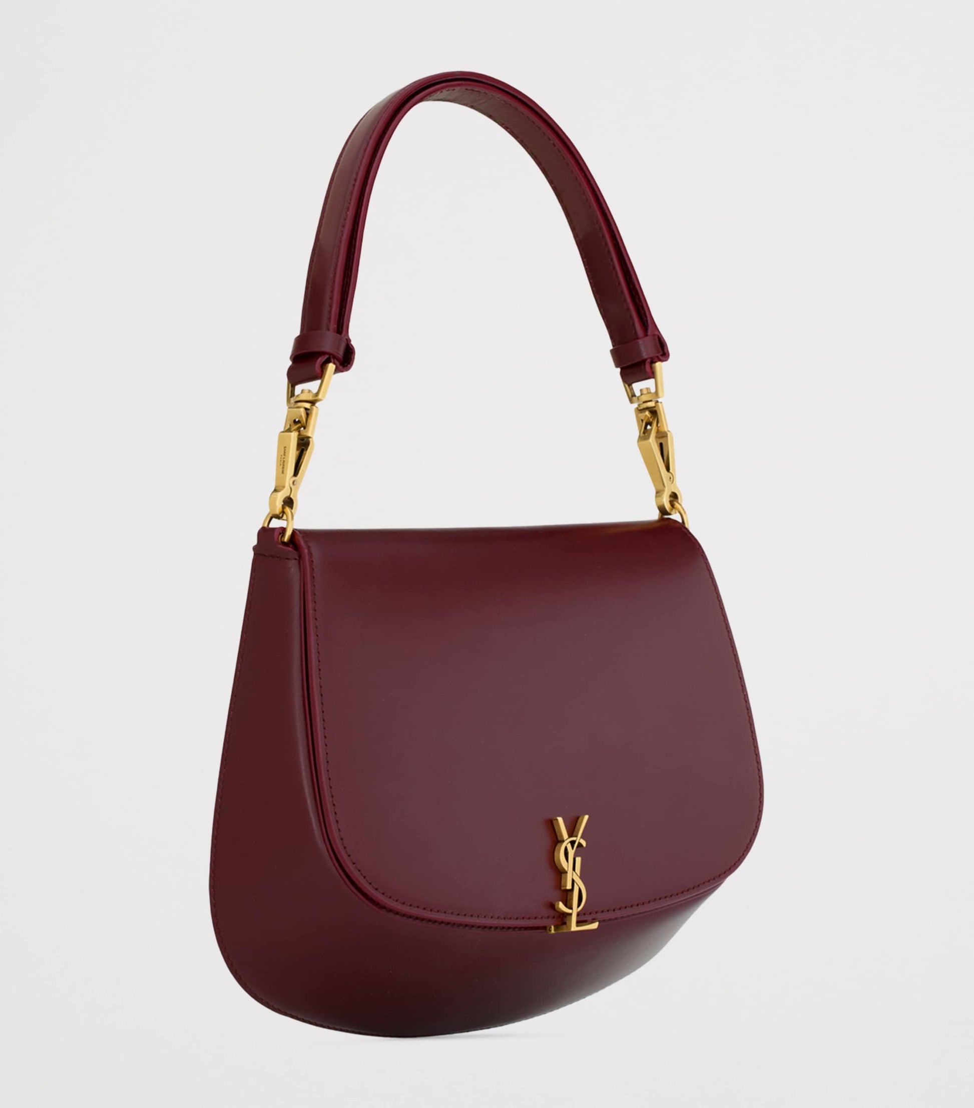 Burgundy Voltaire Top-Handle Bag