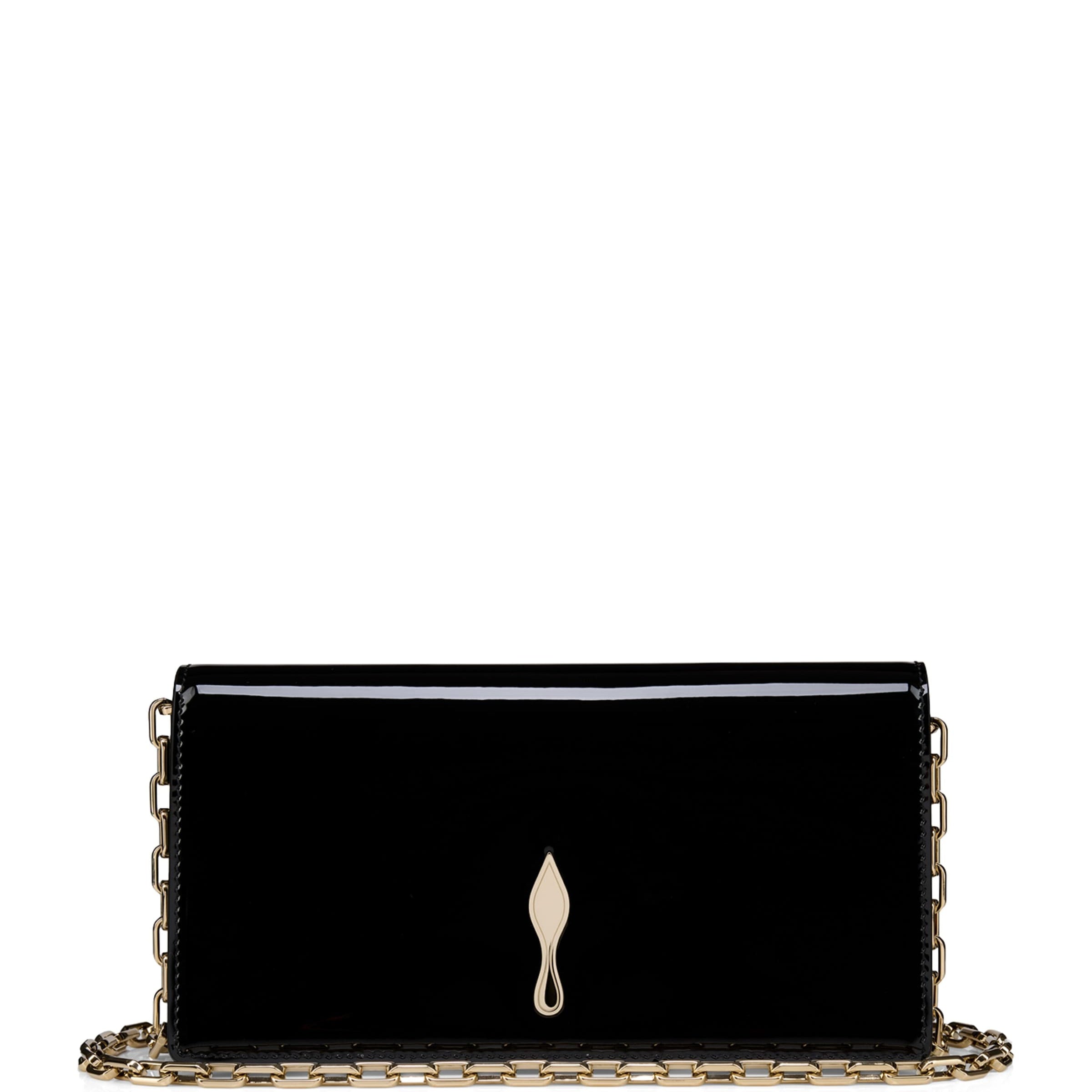Christian Louboutin Bettina Patent Leather Clutch Bag