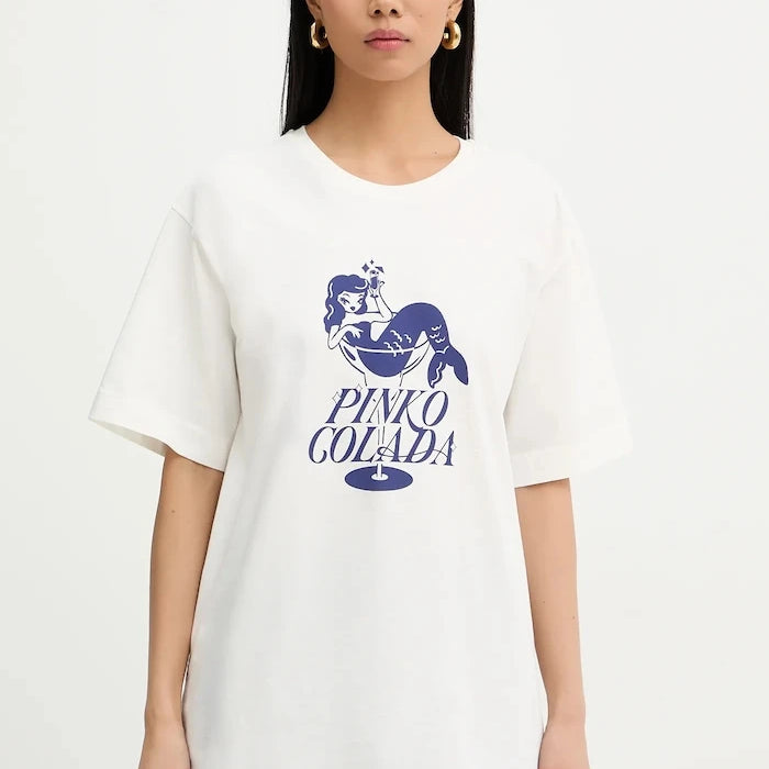 Памучна тениска Pinko