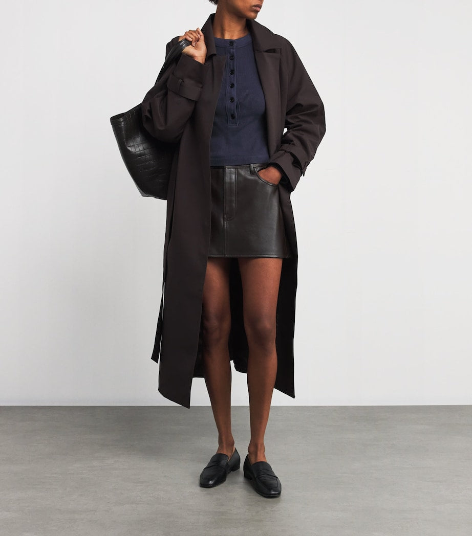 Cotton-Blend Varra Henley Top MINERAL NAVY