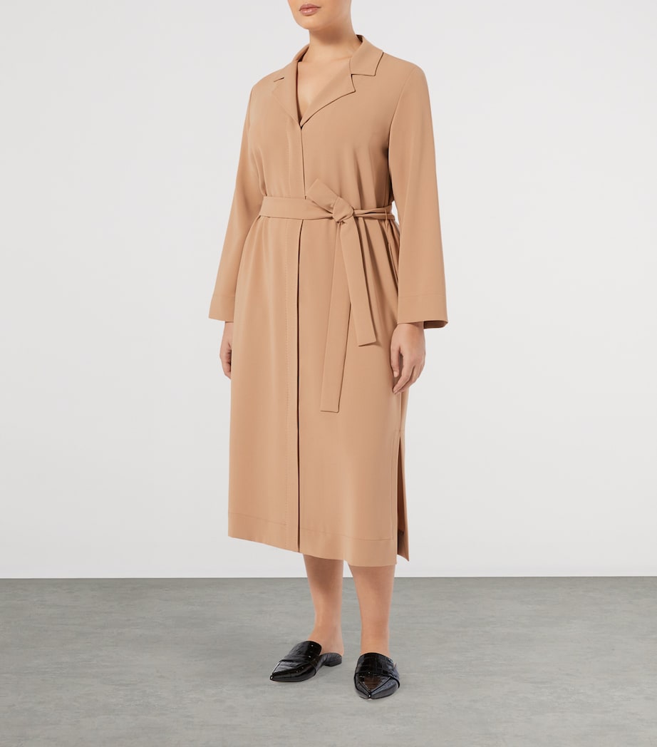 Beige Cady Pomezia Midi Dress