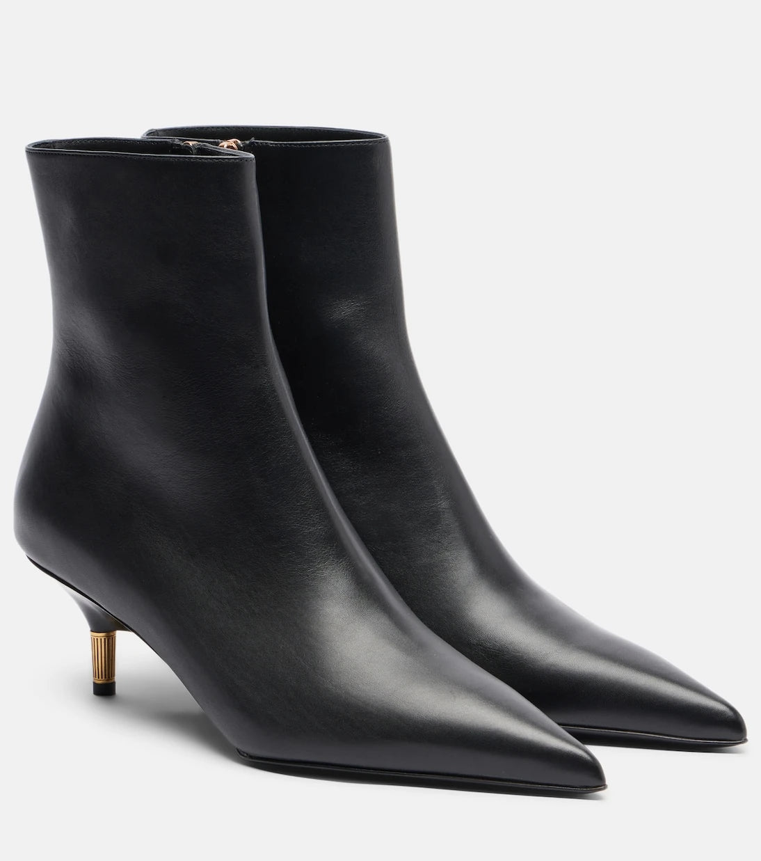 Khaite - Bella leather ankle boots