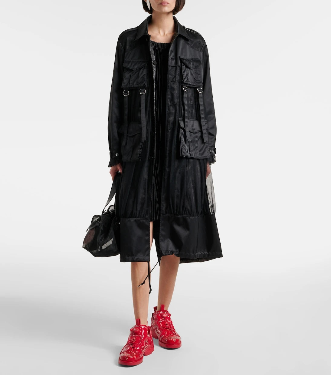 Noir Kei Ninomiya - x Reebok studded brogue sneakers