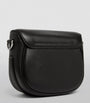 Marc Jacobs Black The Marc Jacobs Small Leather J Marc Saddle Bag