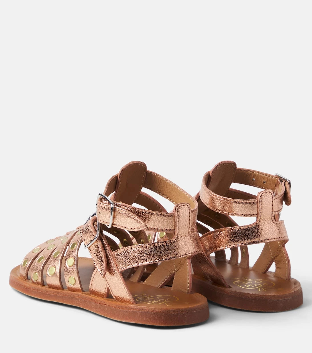 Pom d'Api - Plagette Stud leather gladiator sandals