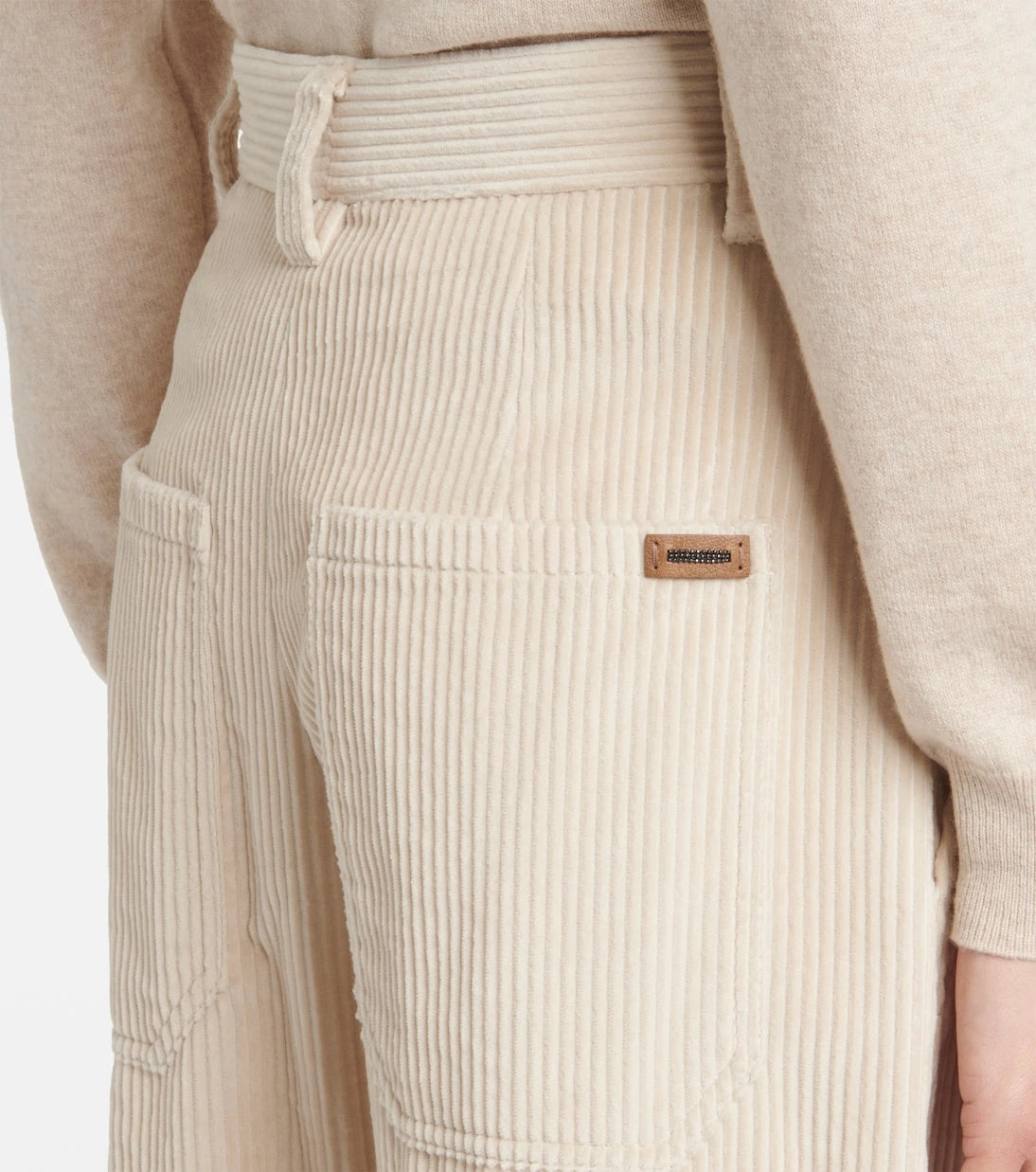 Brunello Cucinelli - Monili cotton corduroy straight pants
