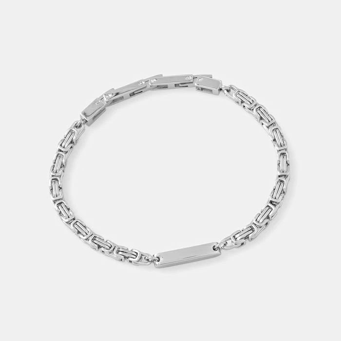 Trussardi erkek paslanmaz çelik bileklik T-STEEL