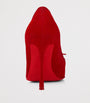 Christian Louboutin Red Cassia Nodo Leather Pumps 100