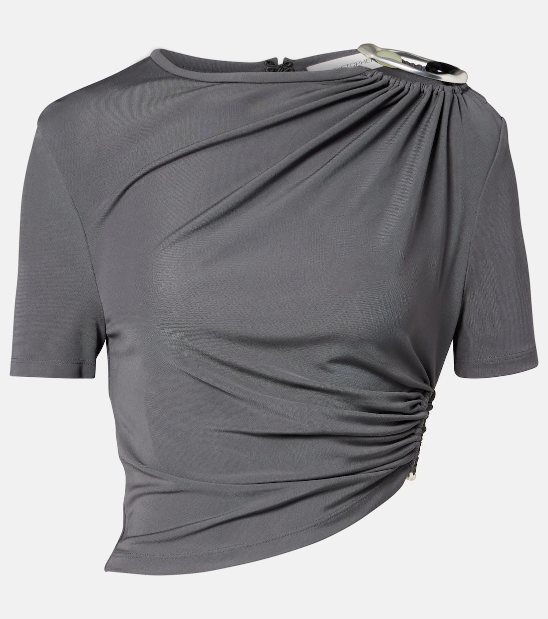 Christopher Esber - Orica embellished jersey top