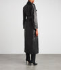 NOUR HAMMOUR Black Lambskin Kasha Coat