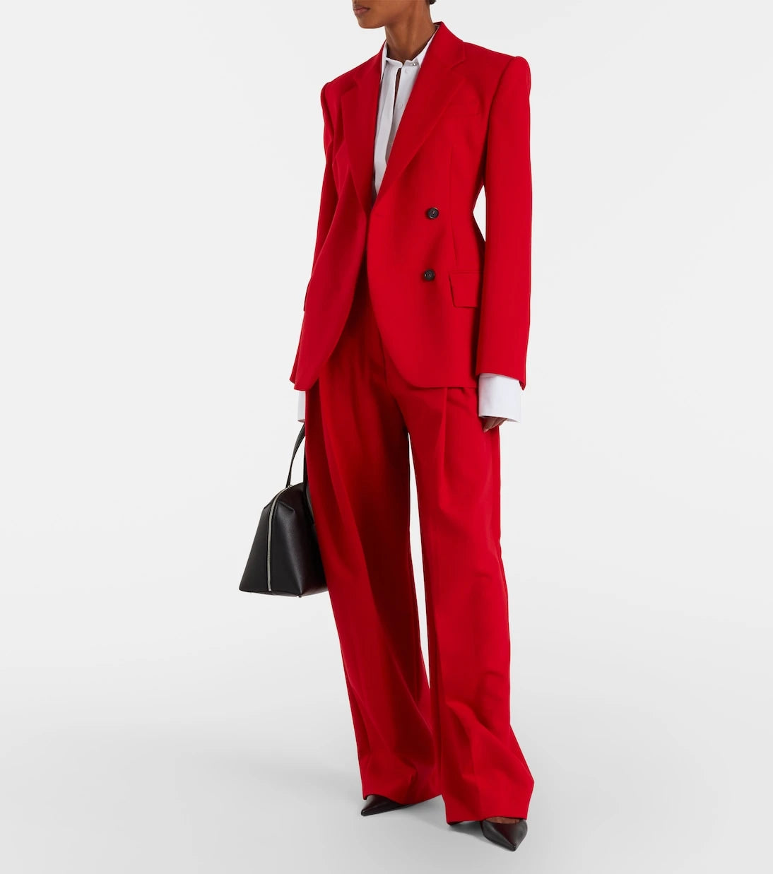 Sportmax - Double-breasted peplum blazer