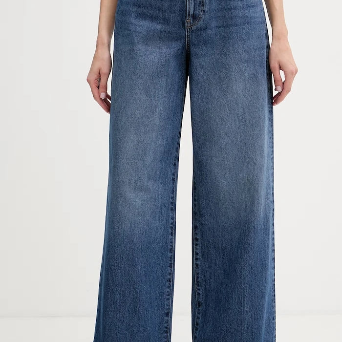 Calvin Klein Jeans Дънки wide leg дамски