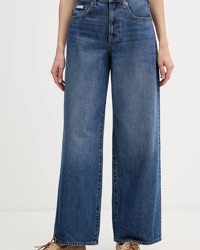 Calvin Klein Jeans wide leg kadın kot pantolon