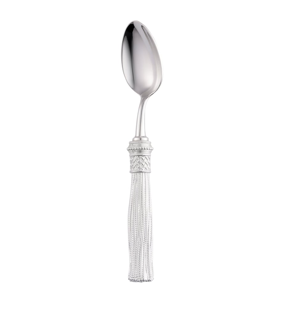 Christofle Pompon Silver-Plated 2-Piece Coffee Spoon Set