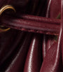 Burgundy Matelassé Nappa Leather Pouch