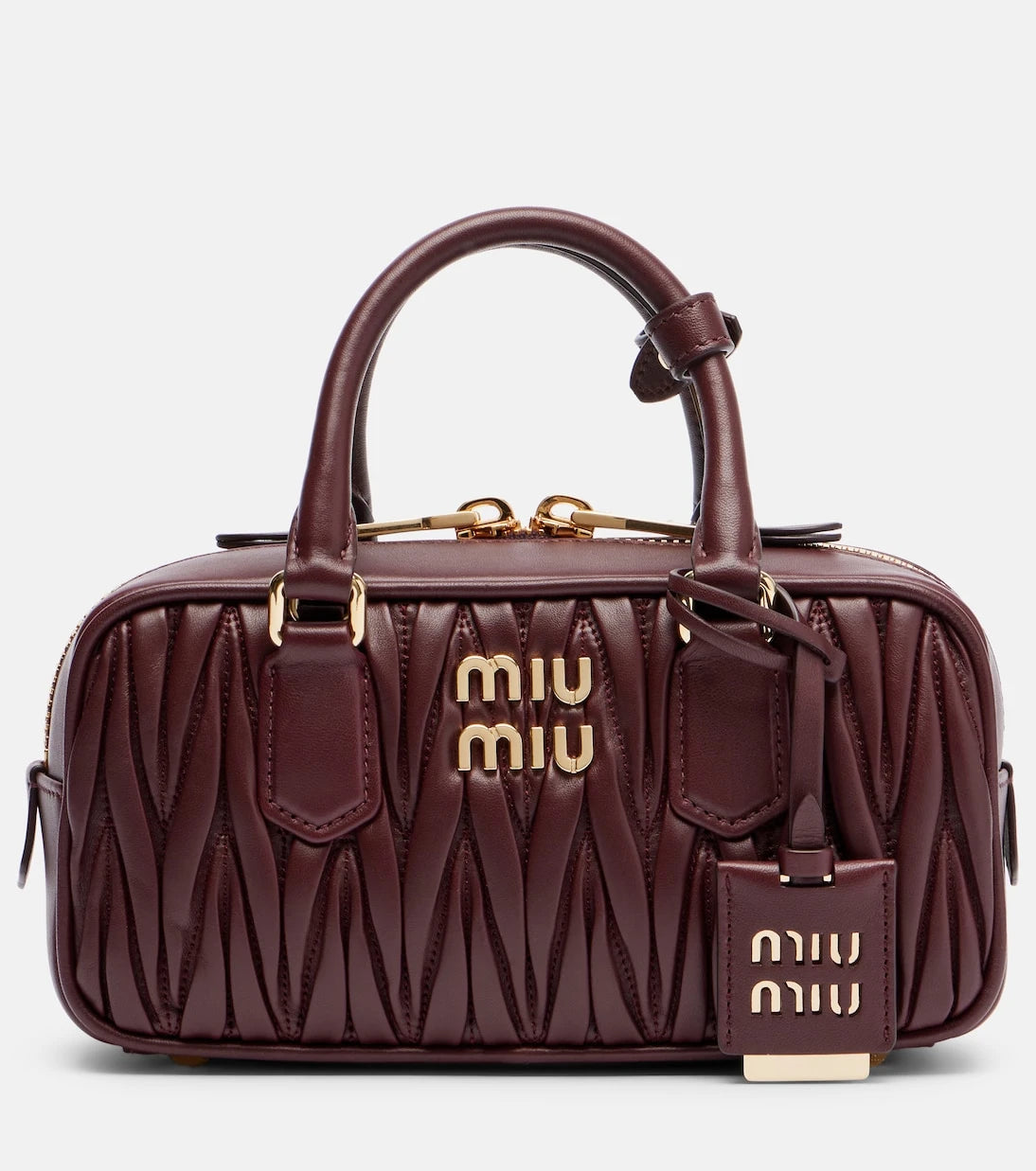 Miu Miu - Arcadie matelassé leather tote bag