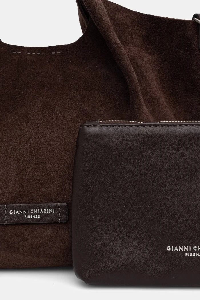 Gianni Chiarini DUA kadın süet crossbody çanta