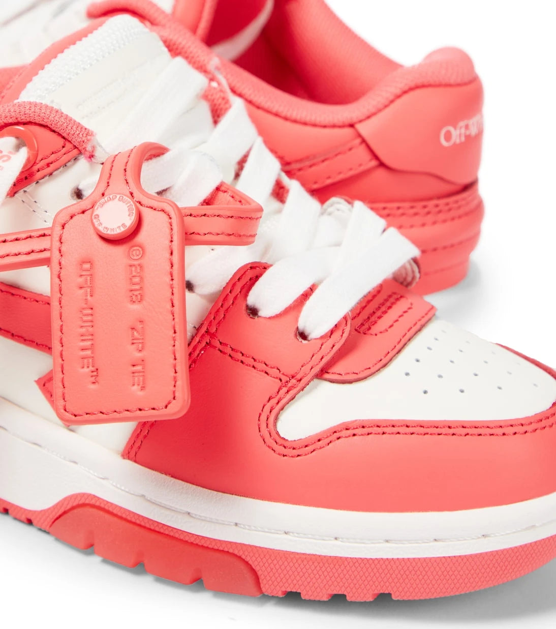 Off-White Kids - Out Of Office leather sneakers