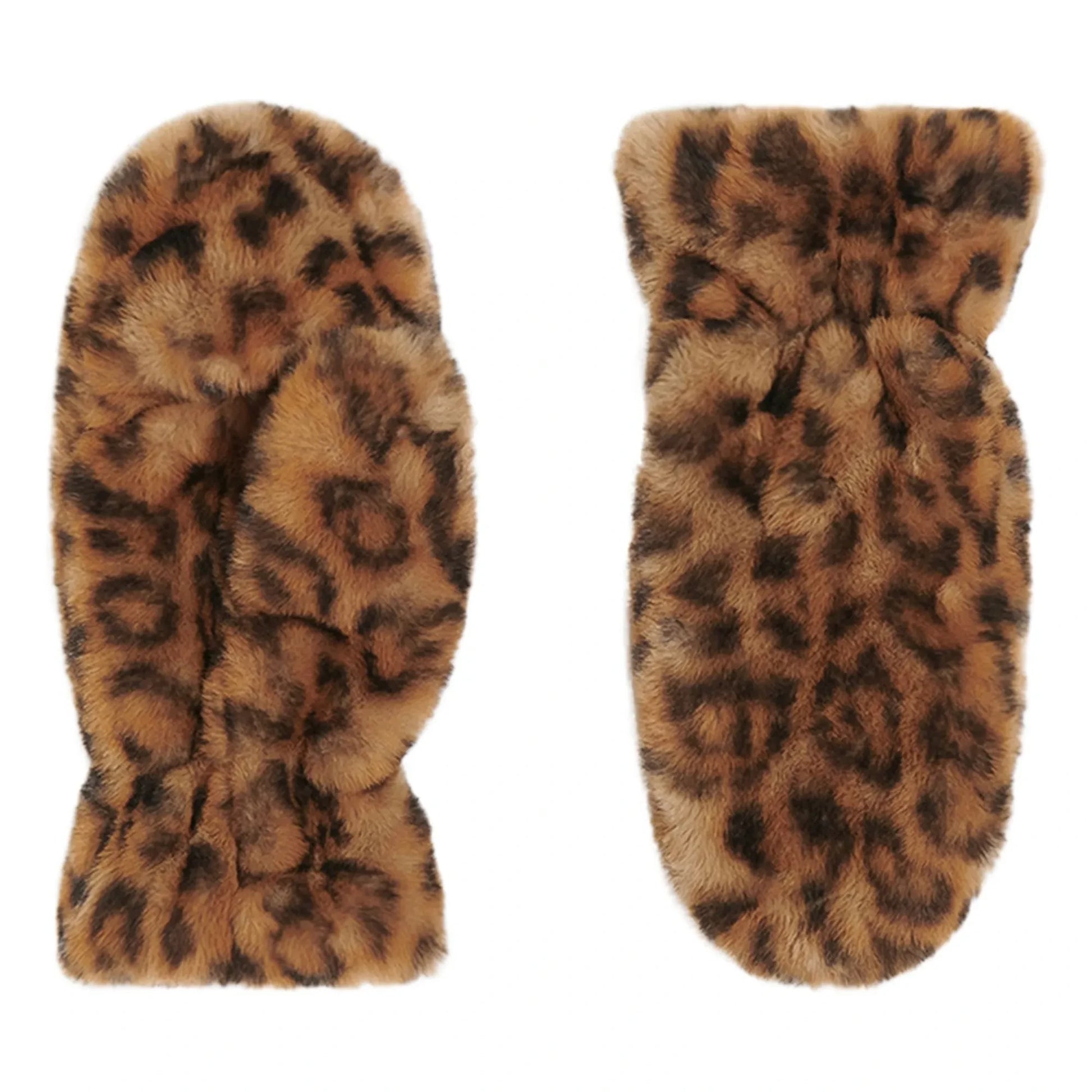Apparis - Coco Leopard gloves Recycled fibers | Camel