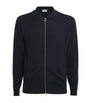 Navy Merino Wool Hybrid Overshirt