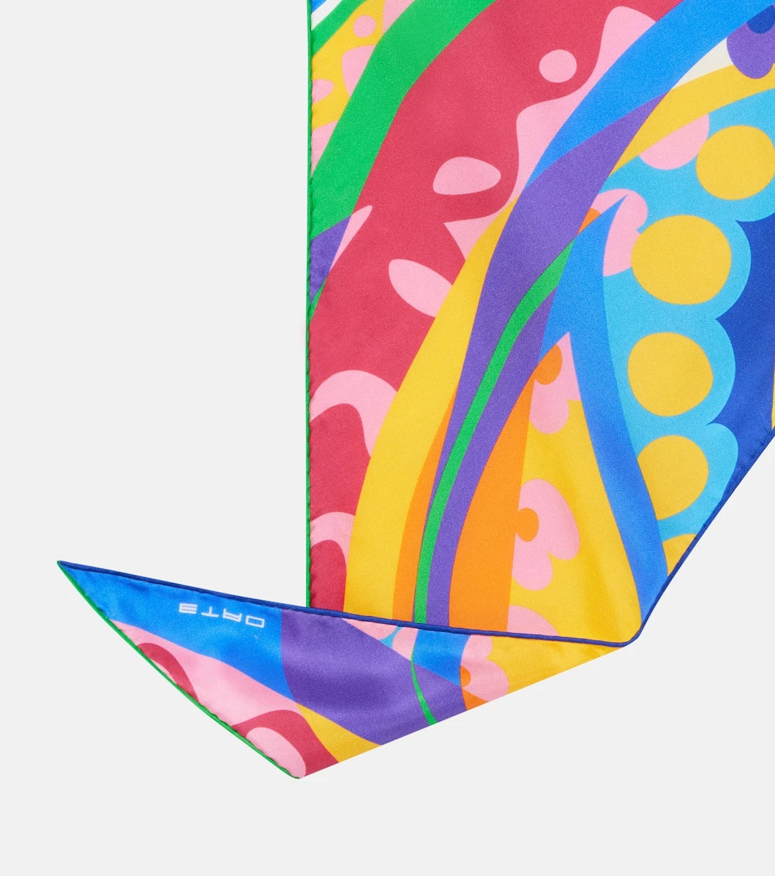 Etro - Printed silk twill scarf