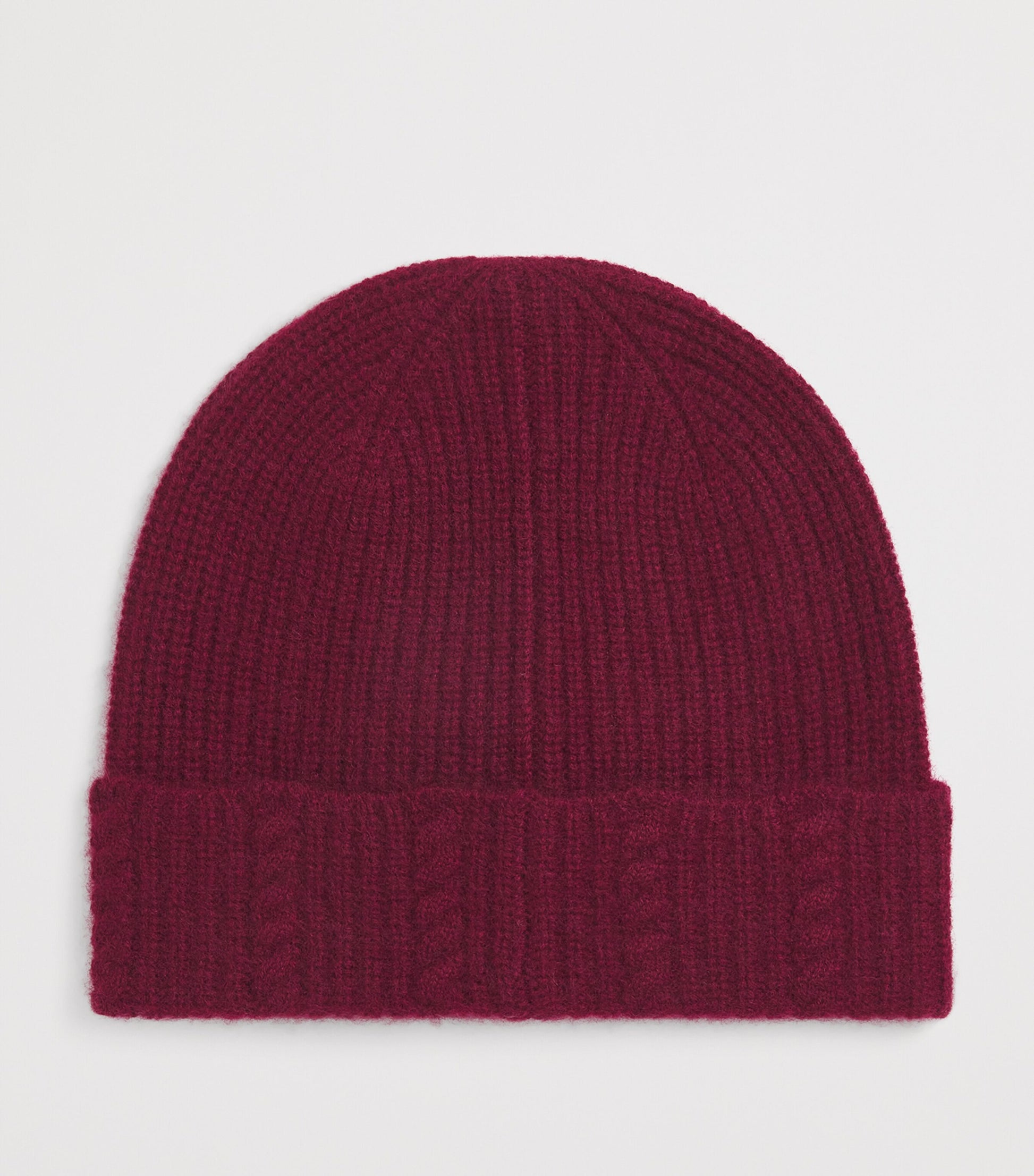 Claudie Pierlot Red Cashmere Embroidered Beanie