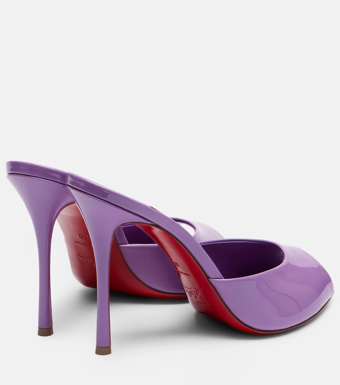 Christian Louboutin - Me Dolly 100 patent leather mules