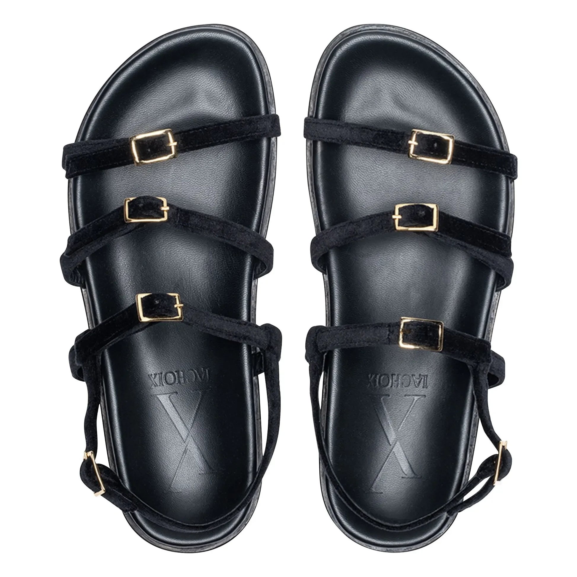 Lachoix - Ella Leather sandals | Black