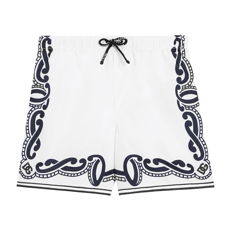 Dolce & Gabbana Kids Bandana Print Swim Shorts (8-12+ Years)