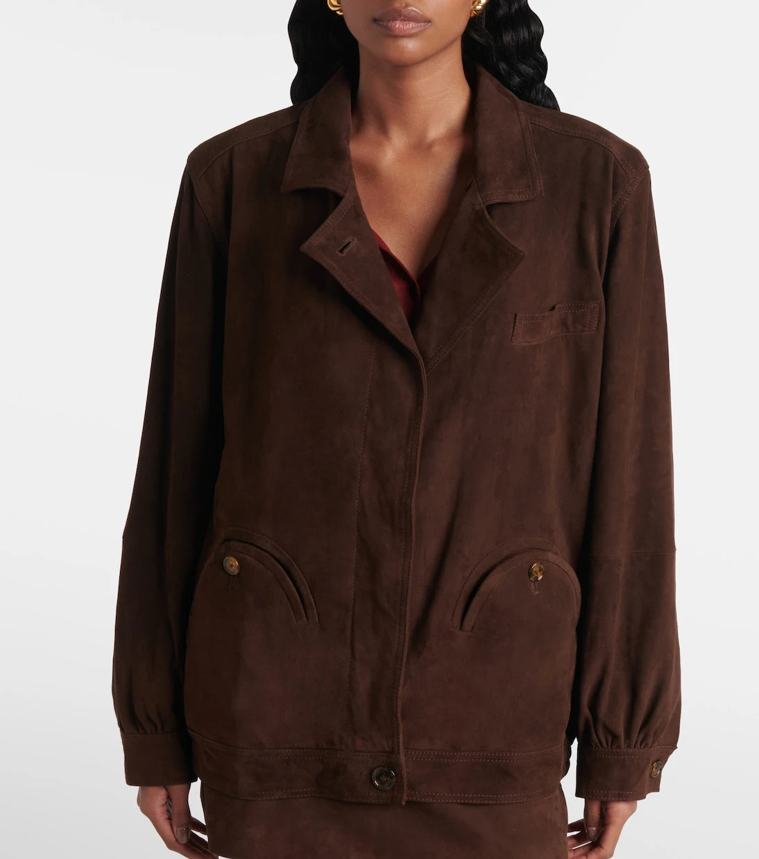 Blazé Milano - Cleo suede bomber jacket
