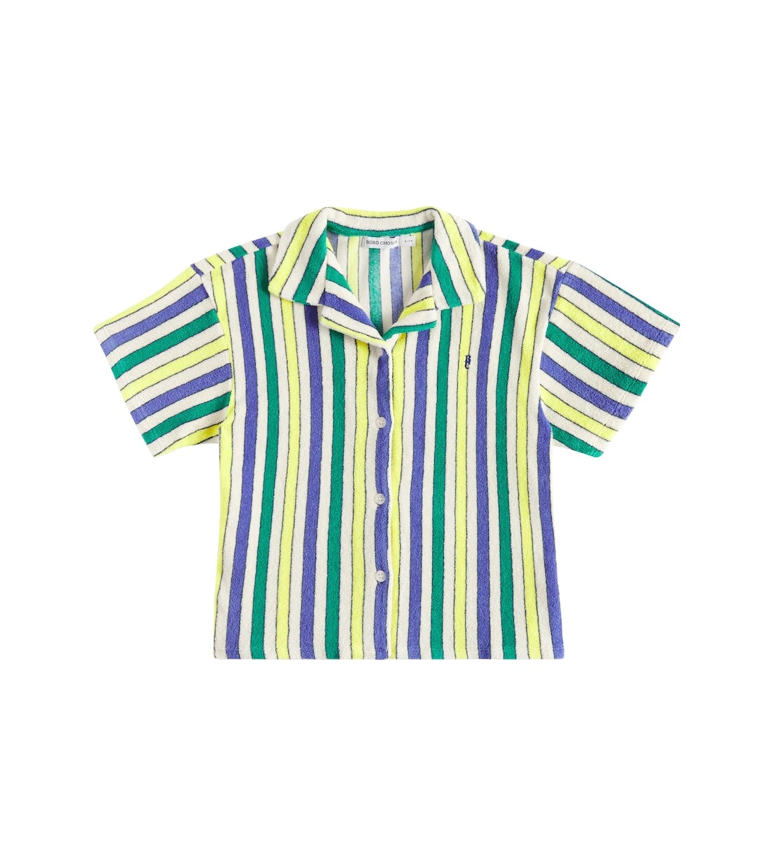 Bobo Choses - Striped cotton terry shirt