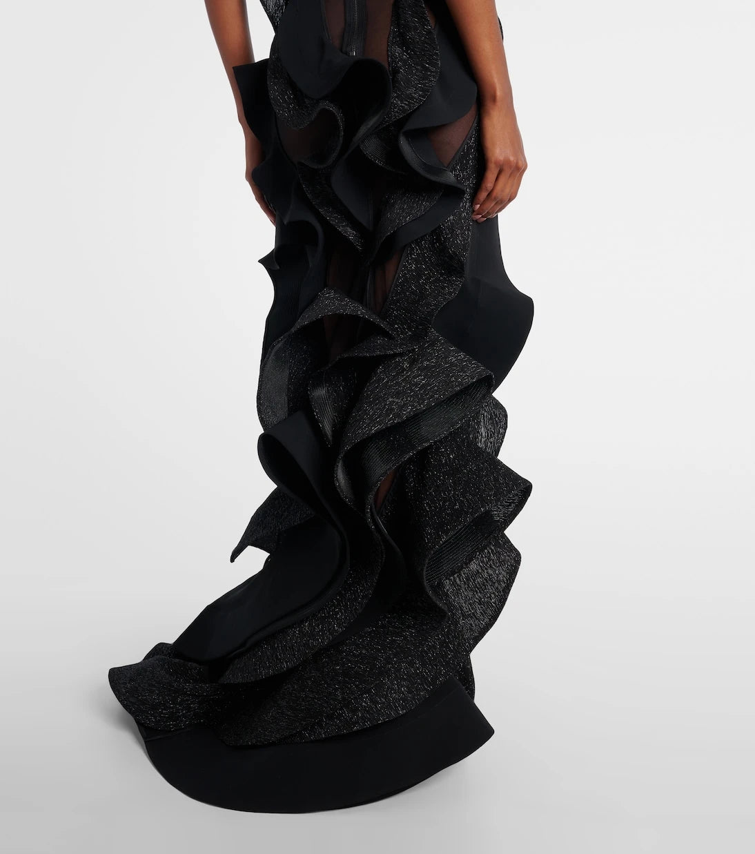 Maticevski - Ellipsoid Wave ruffled gown