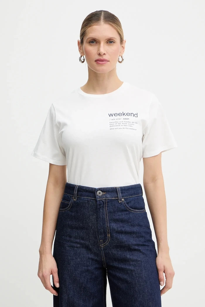 Памучна тениска Weekend Max Mara TENUE