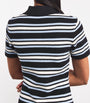 Maje Multi Striped Polo Mini Dress