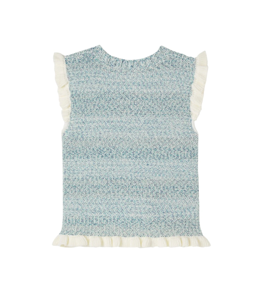 Zimmermann Kids - Patience knitted cotton-blend top