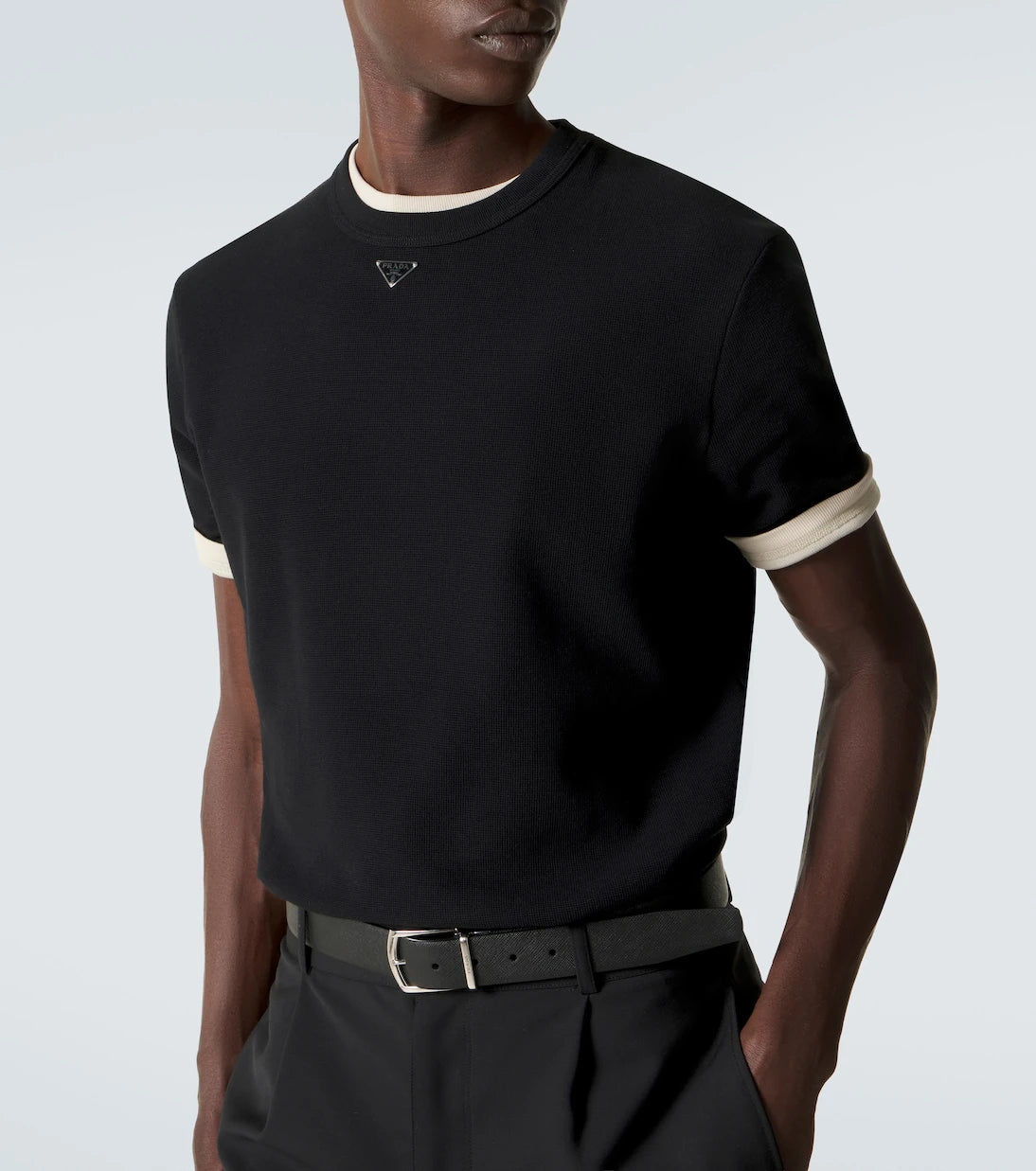 Prada - Logo cotton T-shirt