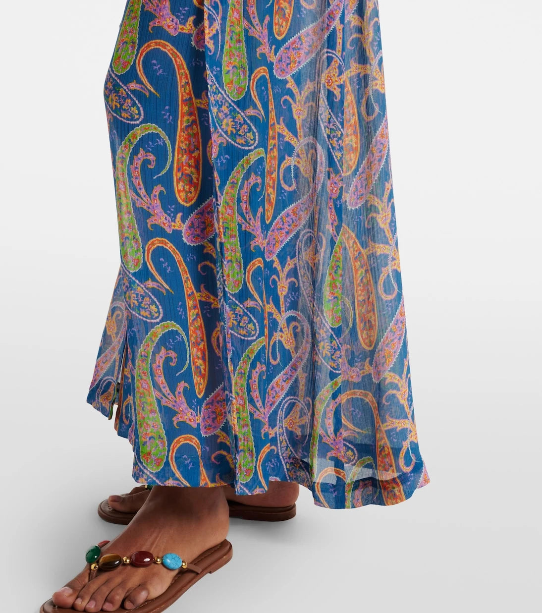 Etro - Paisley wide-leg pants