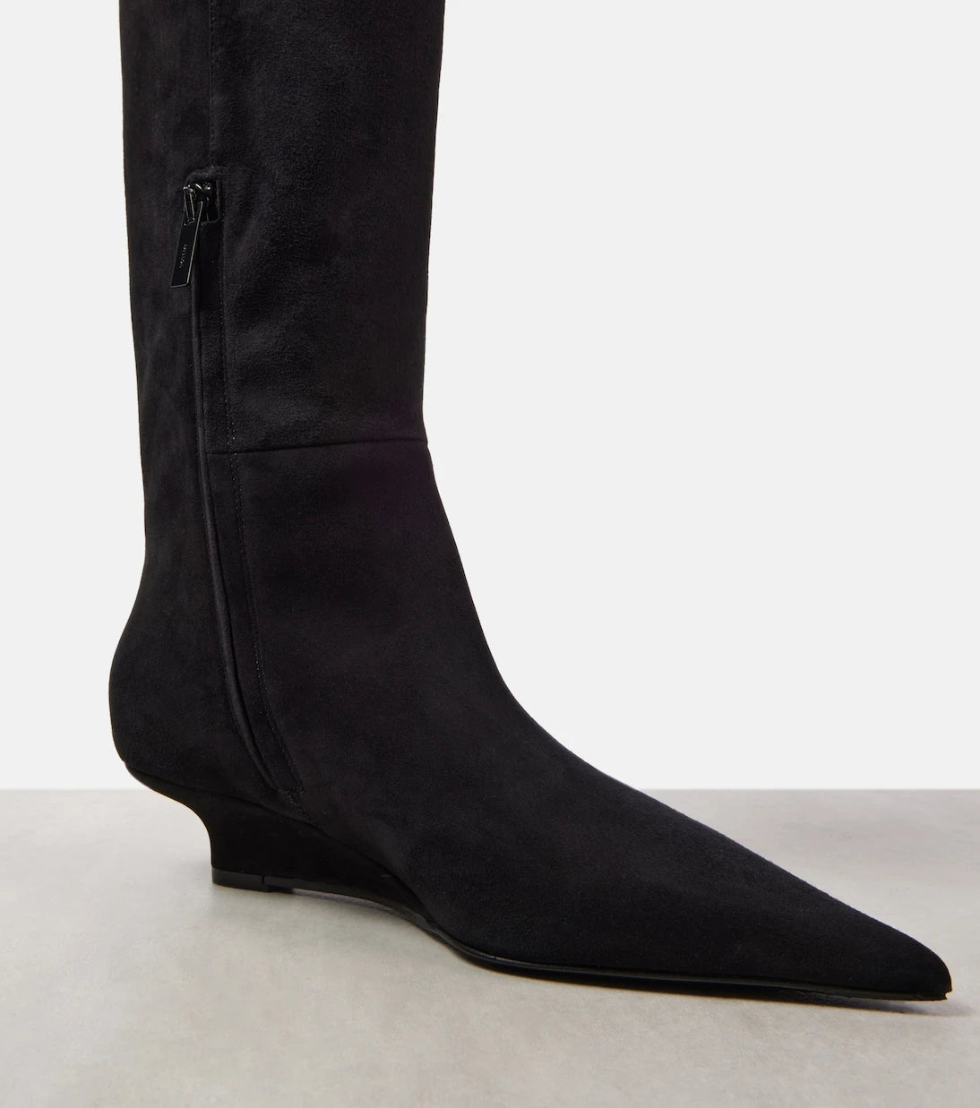 Toteme - Sharp 40 suede knee-high boots